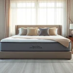 Experience comfort with a stylish stearns and foster california king mattress in a beautifully designed bedroom.