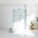 Exquisite design showcasing elegant showers au in a modern bathroom setup.