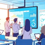 Analyze performance metrics of enterprise search platforms in a modern business setting