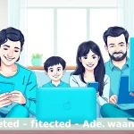 Highlighting reasons why choose Pretzel warranty, this visual captures a family enjoying protected technology and appliances.