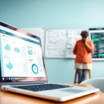 Engaging view of a professional test automation tool in action, analyzing software testing results.