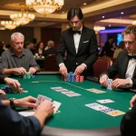 Engaging live poker game at casino highlighting server thailand performance and exciting player strategies.