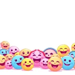 Creative display of tiktok emojis highlighting their variety and expressiveness in digital communication.