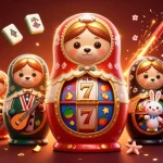 Link Slot Gacor Igamble247 showcases enchanting 3D casino illustration with slot symbols and vibrant details.