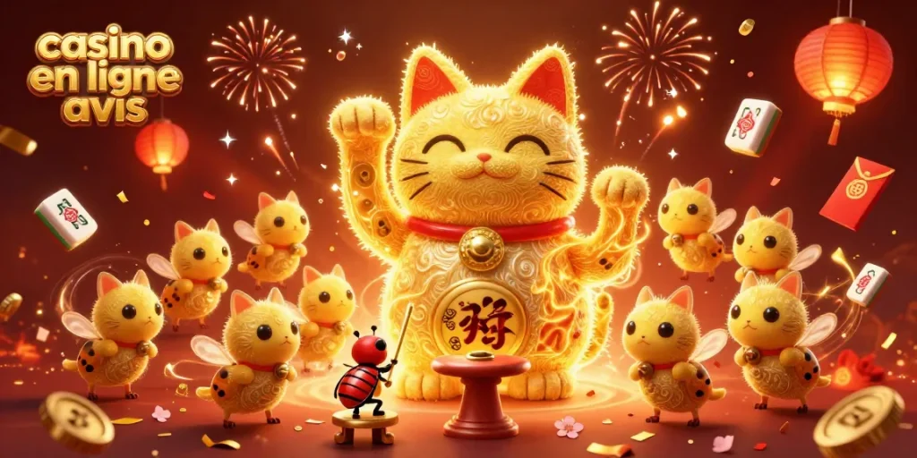 Découvrez des avis sur le casino en ligne avec une scène animée et dynamique captivante.