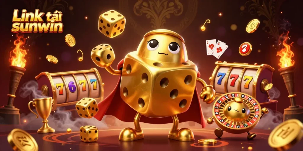 Engage with Link tải sunwin through an exciting 3D casino scene filled with dynamic elements and vibrant characters.