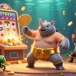 Engage with bandar toto excitement featuring a colorful, dynamic casino gaming scene
