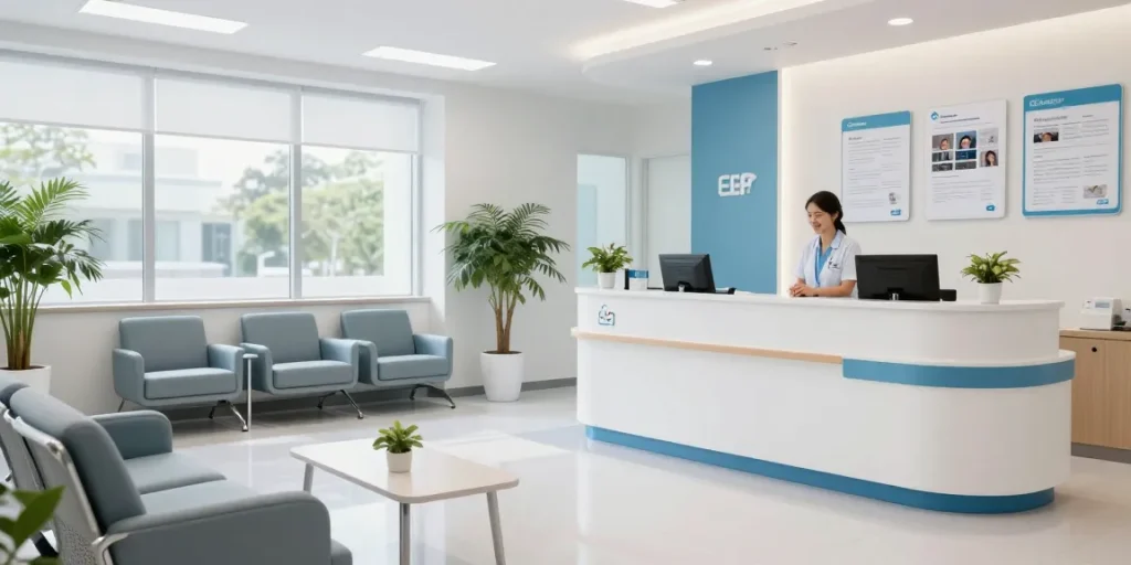 Hair transplant Istanbul consultation in a modern medical clinic setting.