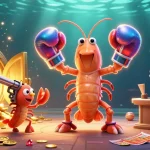 Action de parier sur le meilleur site de pari sportif avec des personnages marins et des éléments de jeu